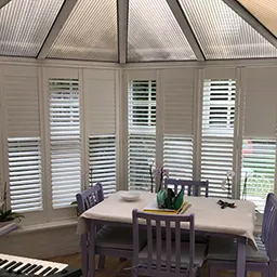 inside of dining area