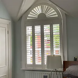 curved shutter window
