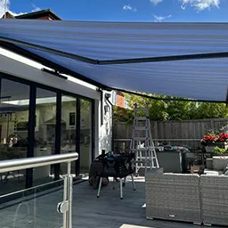 outside garden furniture covered